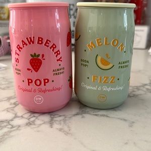 DW Soda Can candle bundle 🍓🍈